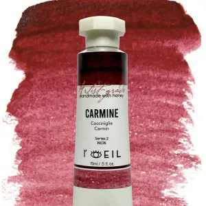 professional Carmine Pr176 - Artist Grade Handmade Honey Based Watercolor Tube 15Ml