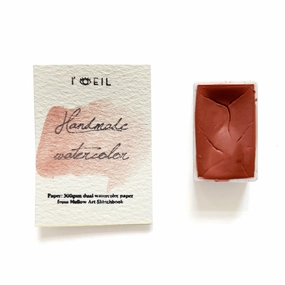 economical metal Carnelian (Mineral) - Artist Grade Handmade Honey Based Watercolor Paint Full Pan 3.2Ml