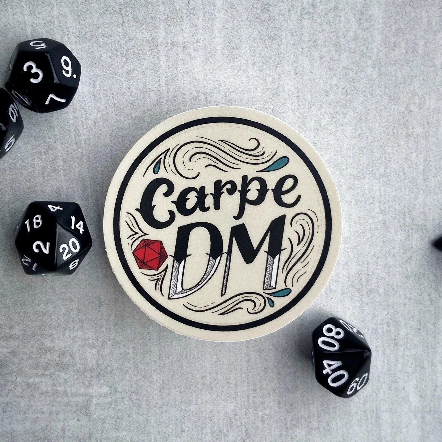 Carpe Dm - D&D Dungeon Master Vinyl Sticker ergonomic bestselling