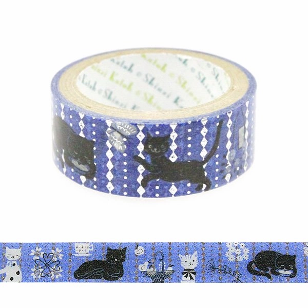 locking Cat Washi Tape Shinzi Katoh Design
