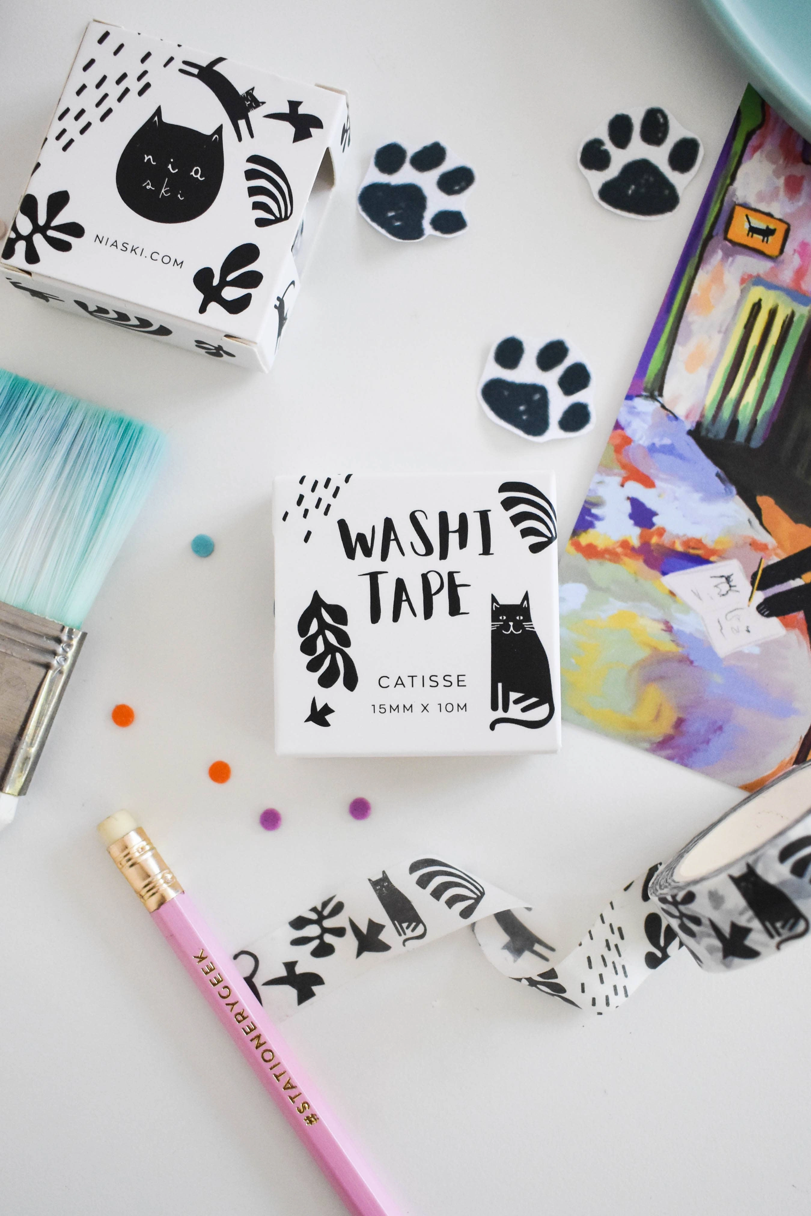 economical Catisse Cat Washi Tape