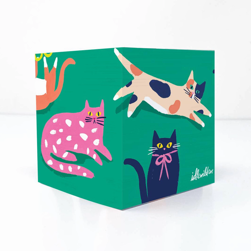 special premium Cats Sticky Note Cube