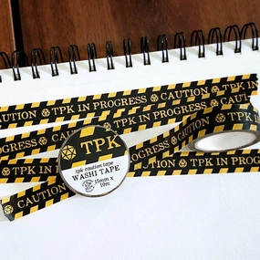 Caution - Tpk In Progress - For D&D, Dungeon Masters, Rpg exclusive leather