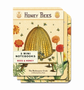 alloy heatproof Cavallini & Co. Bees & Honey Mini Notebook Set
