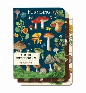 retro refined Cavallini & Co. Foraging Mini Notebook Set