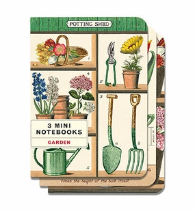 Cavallini & Co. Gardening Mini Notebook Set bold