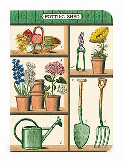 retractable exclusive Cavallini & Co. Gardening Mini Notebook Set