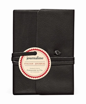essential superior Cavallini & Co. Journalino Medium Leather Journal- Black