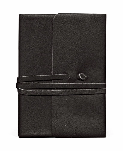 ceramic affordable Cavallini & Co. Journalino Medium Leather Journal- Black