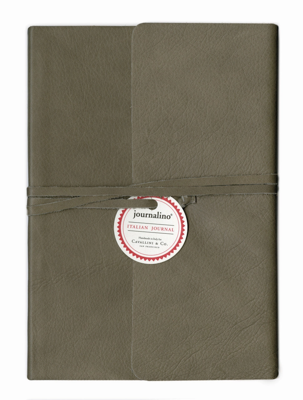 bundle tiny Cavallini & Co. Journalino Slim Leather Journal- Grey Cover