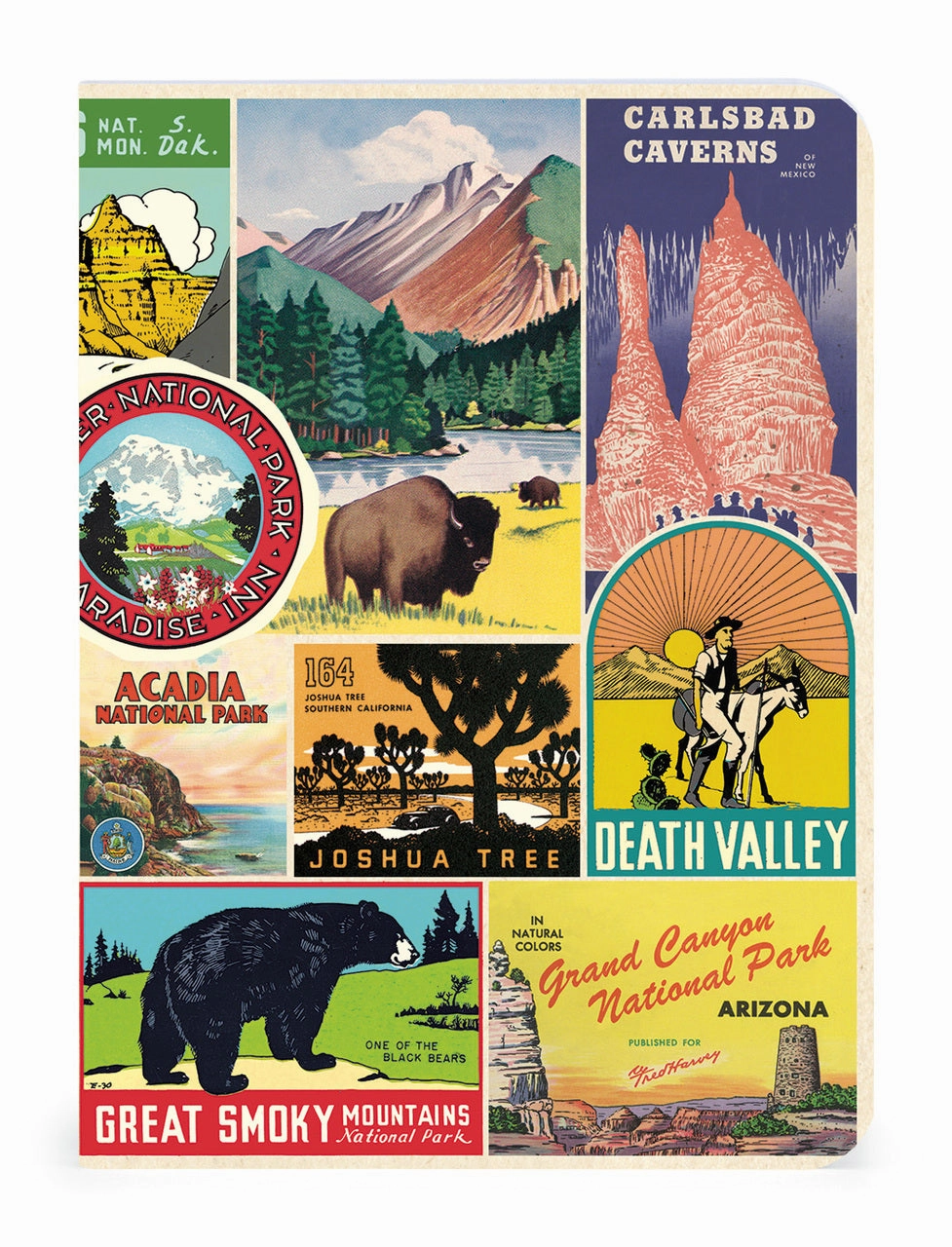 exclusive Cavallini & Co. National Parks Mini Notebook Set