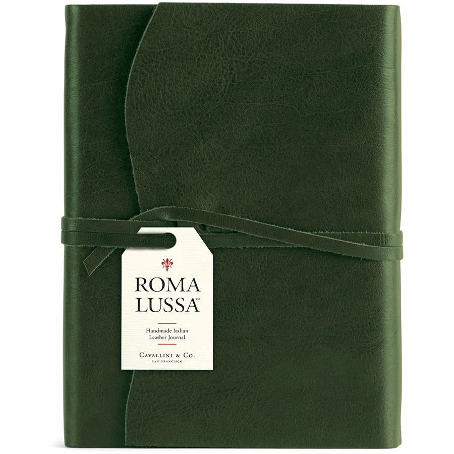 Cavallini & Co. Roma Lussa Leather Journal- 5X7 Inches expandable