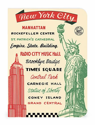 linen Cavallini & Co. Vintage New York Mini Notebook Set