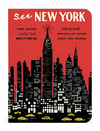 Cavallini & Co. Vintage New York Mini Notebook Set everyday