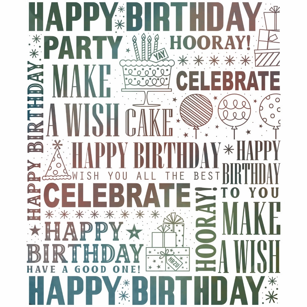 Celebrate Background - 5X6 Rubber Cling Stamp Set expandable