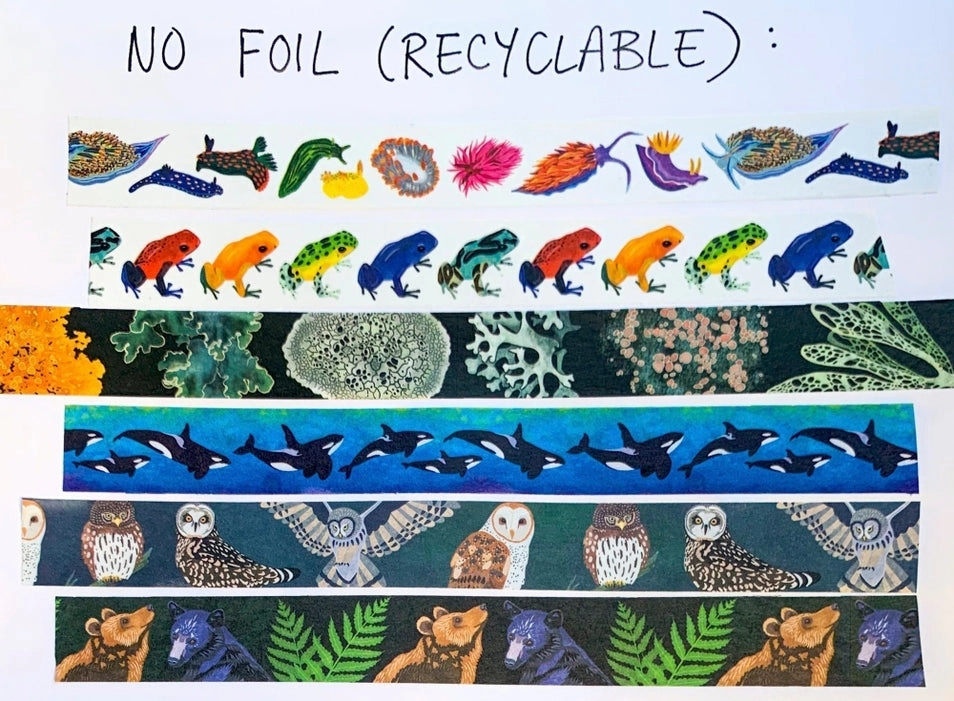 Celestial Sea Slug Washi Tape minimalist