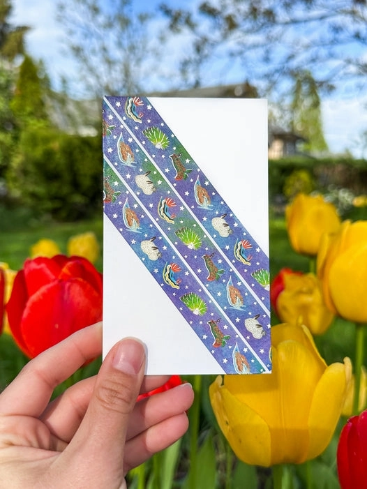Celestial Sea Slug Washi Tape pastel