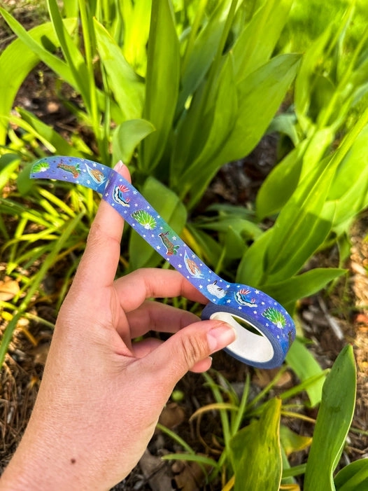 flexible Celestial Sea Slug Washi Tape