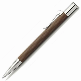 Graf Von Faber-Castell Guilloche Cognac Ballpoint stackable minimalist