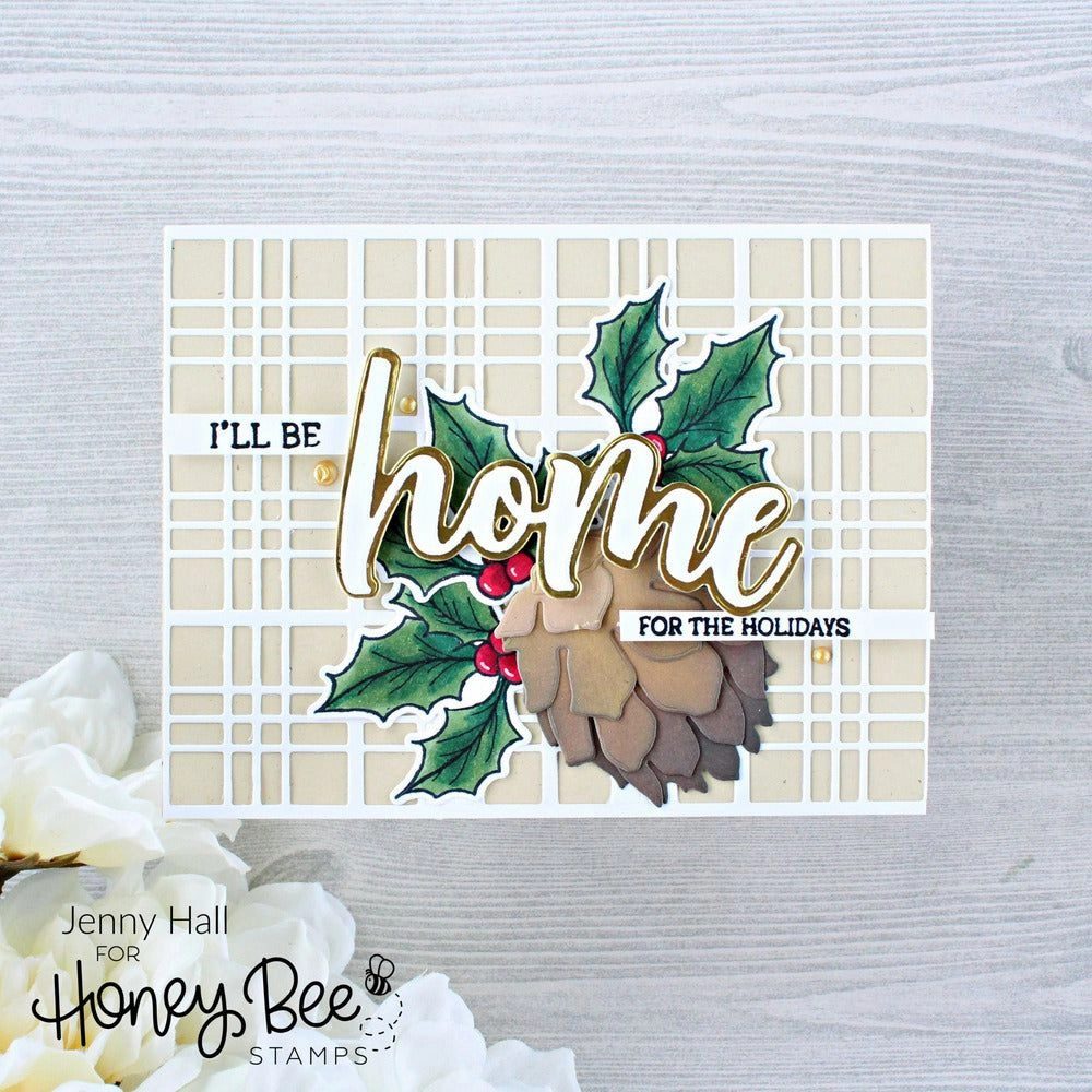 flat Home - 3X4 Stamp Set - Retiring