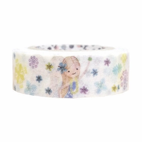 budget lightweight Hula Girl Flower Washi Tape Shinzi Katoh Design