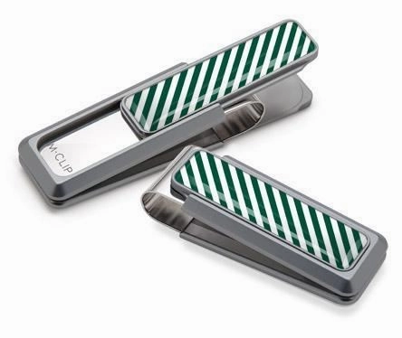 M-Clip Natural Uv2 W/Dark Green & White Money Clip superior