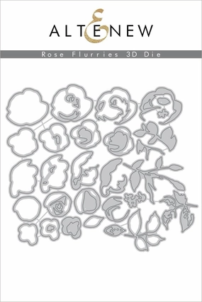Rose Flurries 3D Die Set synthetic