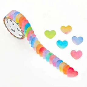 Suisai Heart Washi Roll Sticker Bande round resin