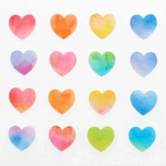 metal Suisai Heart Washi Roll Sticker Bande