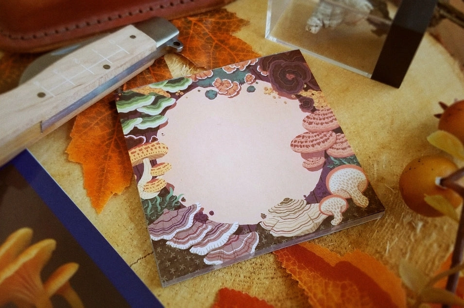 Tree Fungi Memo Pad thin