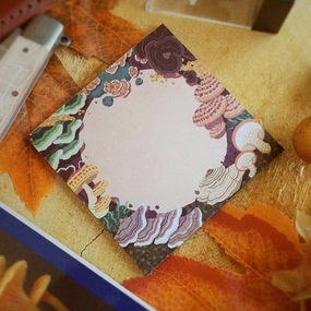 Tree Fungi Memo Pad stackable quickdry