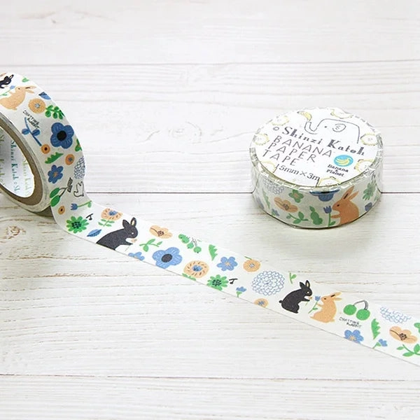Chatting Rabbit Washi Tape modern