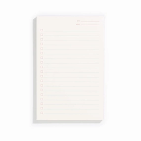 refillable Checklist Notepad