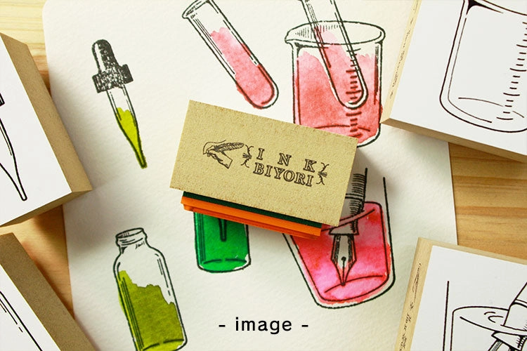 retractable finest Chemistry System Rubber Stamp Set