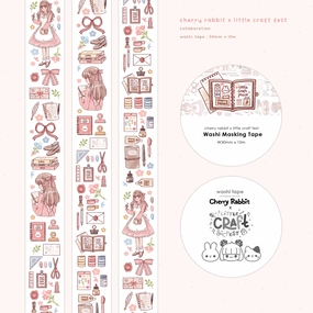 mini Cherry Rabbit X Little Craft Fest Washi Tape