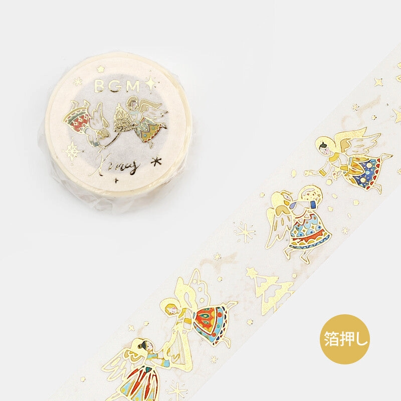 Christmas Angel Washi Tape square portable