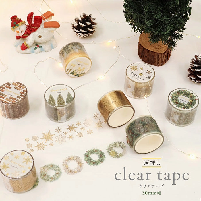 matte luxury Christmas Ornament Clear Pet Tape