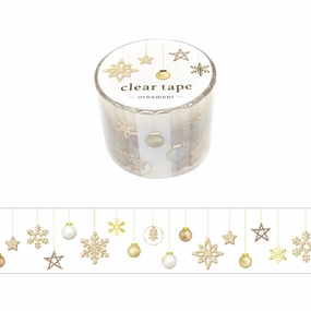 Christmas Ornament Clear Pet Tape vivid classic