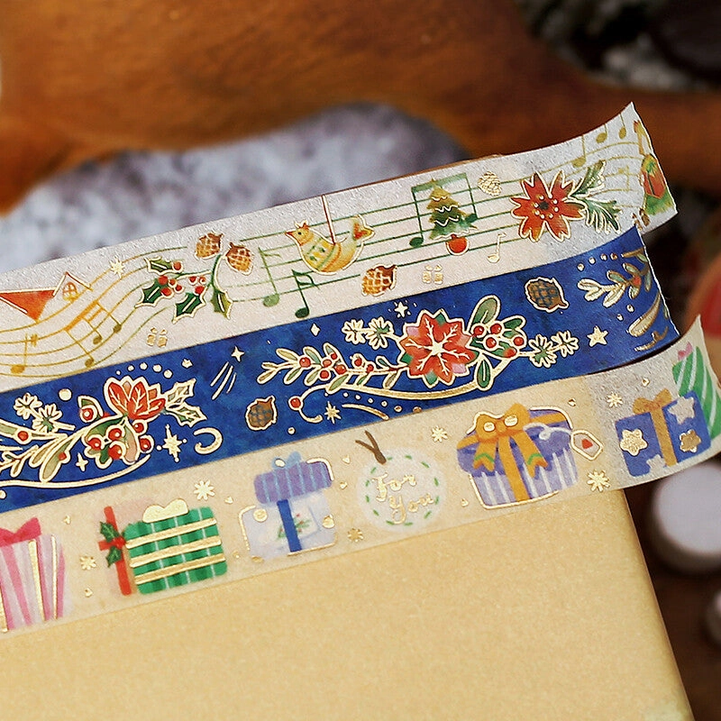 Christmas Song Washi Tape soft glass