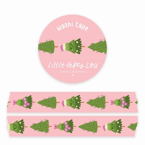 Christmas Trees Vertical Washi Tape ergonomic