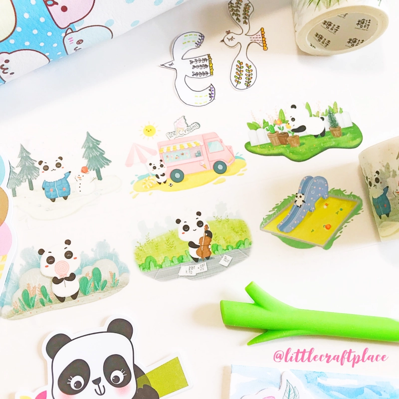Chubby Panda Washi Tape vegan
