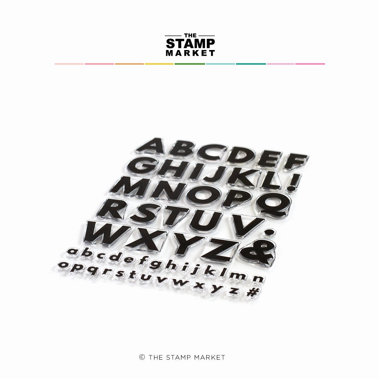Chunky Alphabet Stamp Set lasting bulk