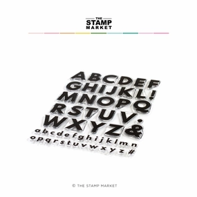Chunky Alphabet Stamp Set lasting bulk