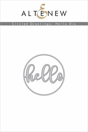 Circled Greetings: Hello Die durable