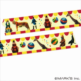 finest kit Circus Japanese Washi Tape ? Animal Series Mast