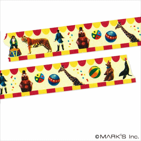 finest kit Circus Japanese Washi Tape ? Animal Series Mast