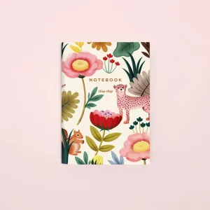 strong Clap Clap Animal Kingdom Pocket Notebook In Cream - Blank