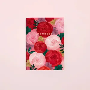 Clap Clap Peony Pocket Notebook - Blank single