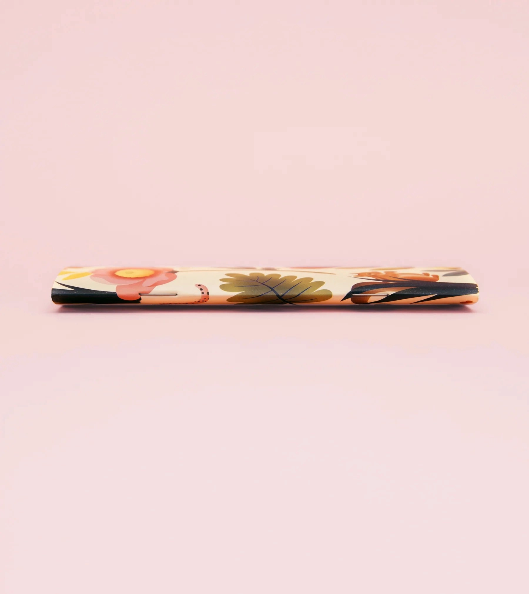 Clap Clap Peony Pocket Notebook - Blank flexible
