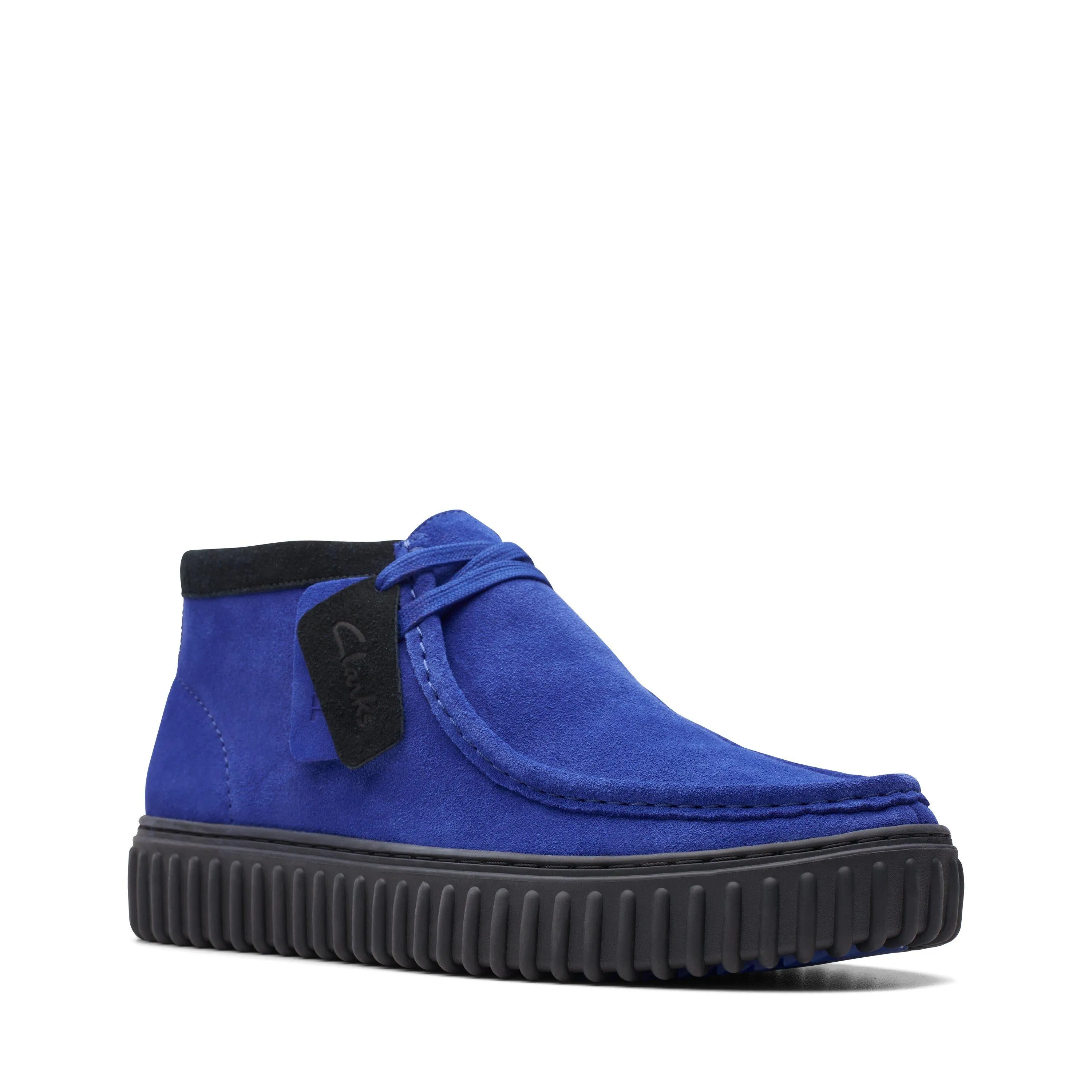 Clarks Torhill Hi in Blauem Wildleder